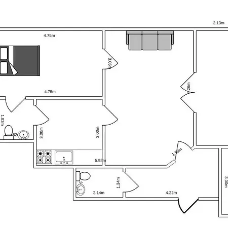 Large & Modern Flats In Family Friendly Neighbourhood Apartman